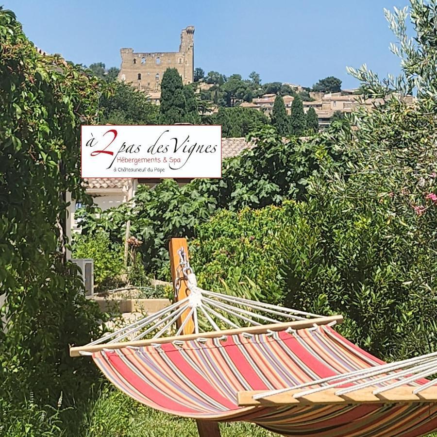 A 2 Pas Des Vignes, Hebergements Et Spa, Maison Numero 6, A Chateauneuf Du Pape 外观 照片