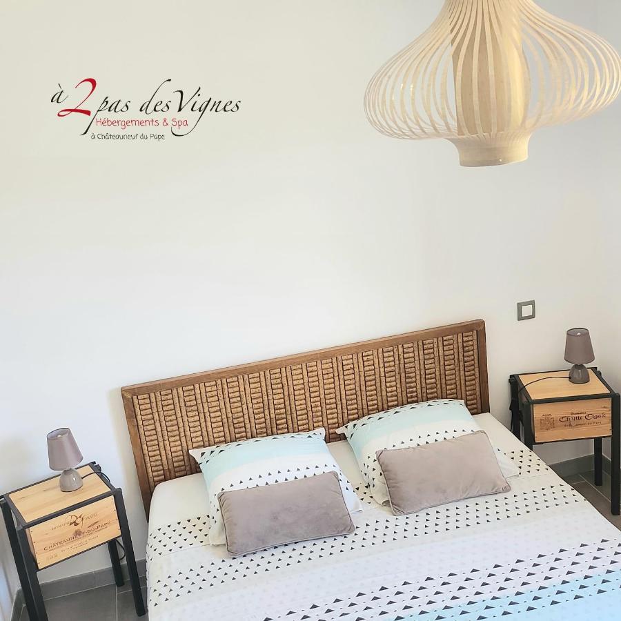 A 2 Pas Des Vignes, Hebergements Et Spa, Maison Numero 6, A Chateauneuf Du Pape 外观 照片