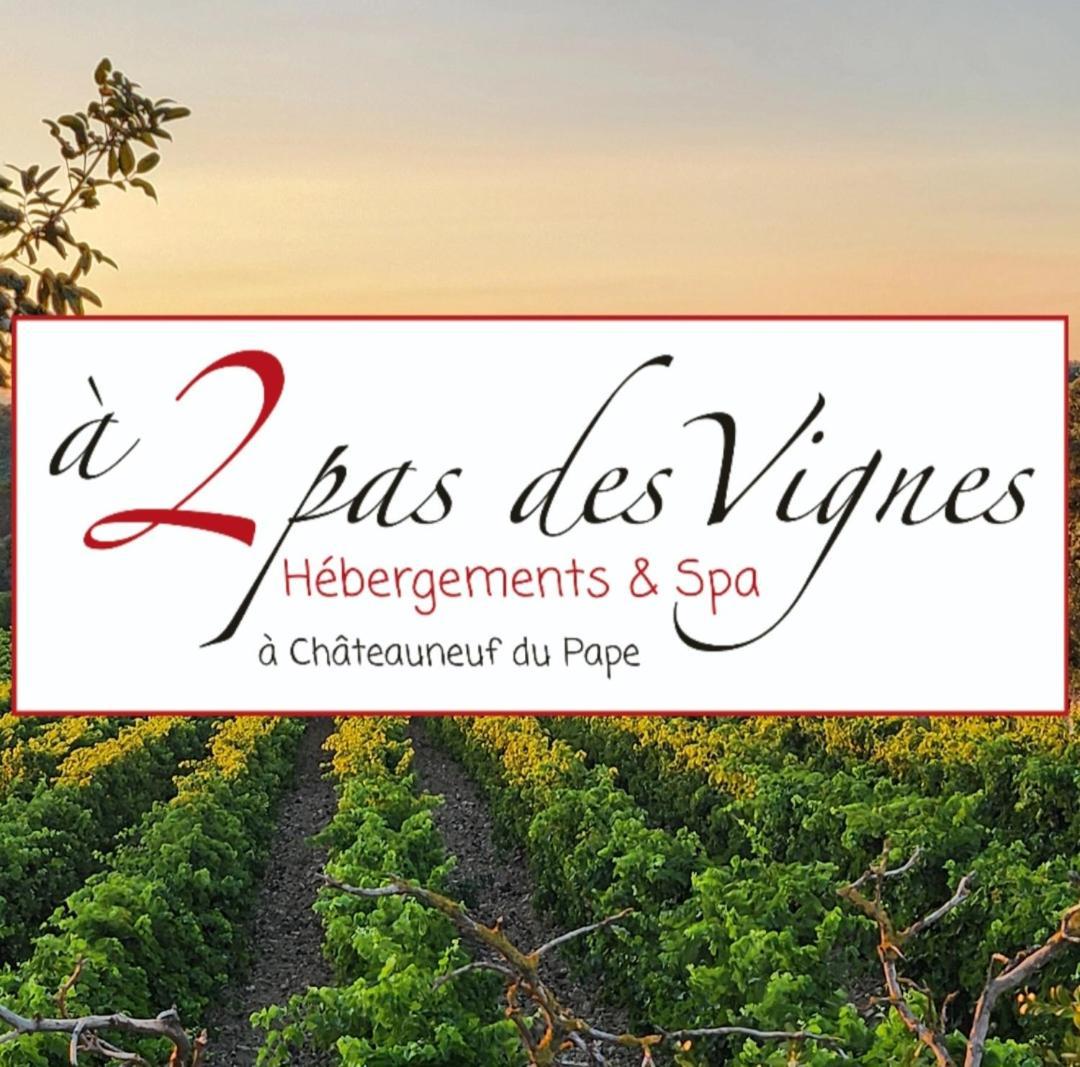 A 2 Pas Des Vignes, Hebergements Et Spa, Maison Numero 6, A Chateauneuf Du Pape 外观 照片